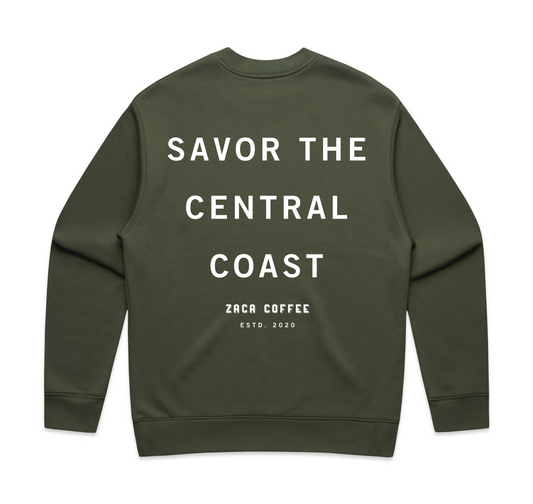 Savor the Central Coast Crewneck