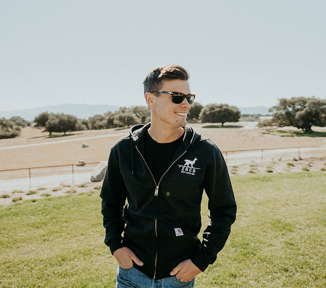 Zaca Coffee Carhartt Full-Zip Sweatshirt - Black