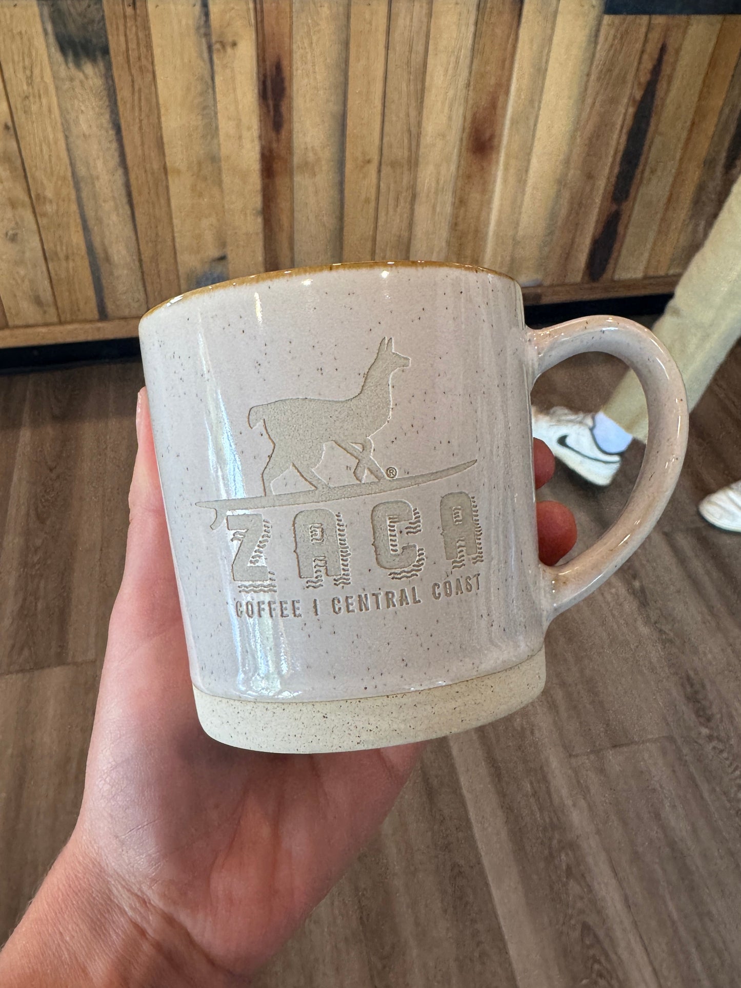 Zaca Coffee Laser Engraved Rustin Mug